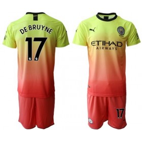 Camisolas de futebol Manchester City DE BRUYNE 17 Criança Equipamento 3ª 2019/20 Manga Curta